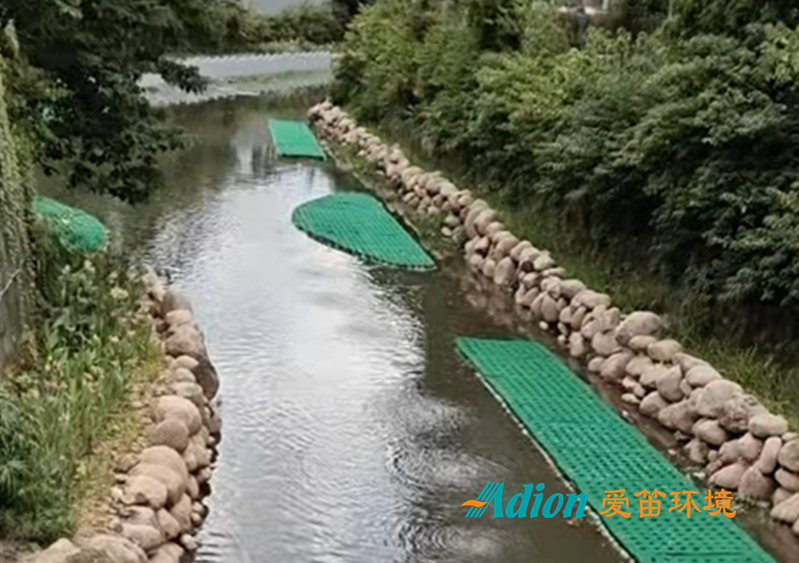 黃山占川河治理采用愛笛A-H河湖水體凈化機(jī)